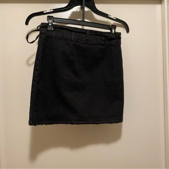 Splendid denim faux wrap skirt - Picture 5 of 14